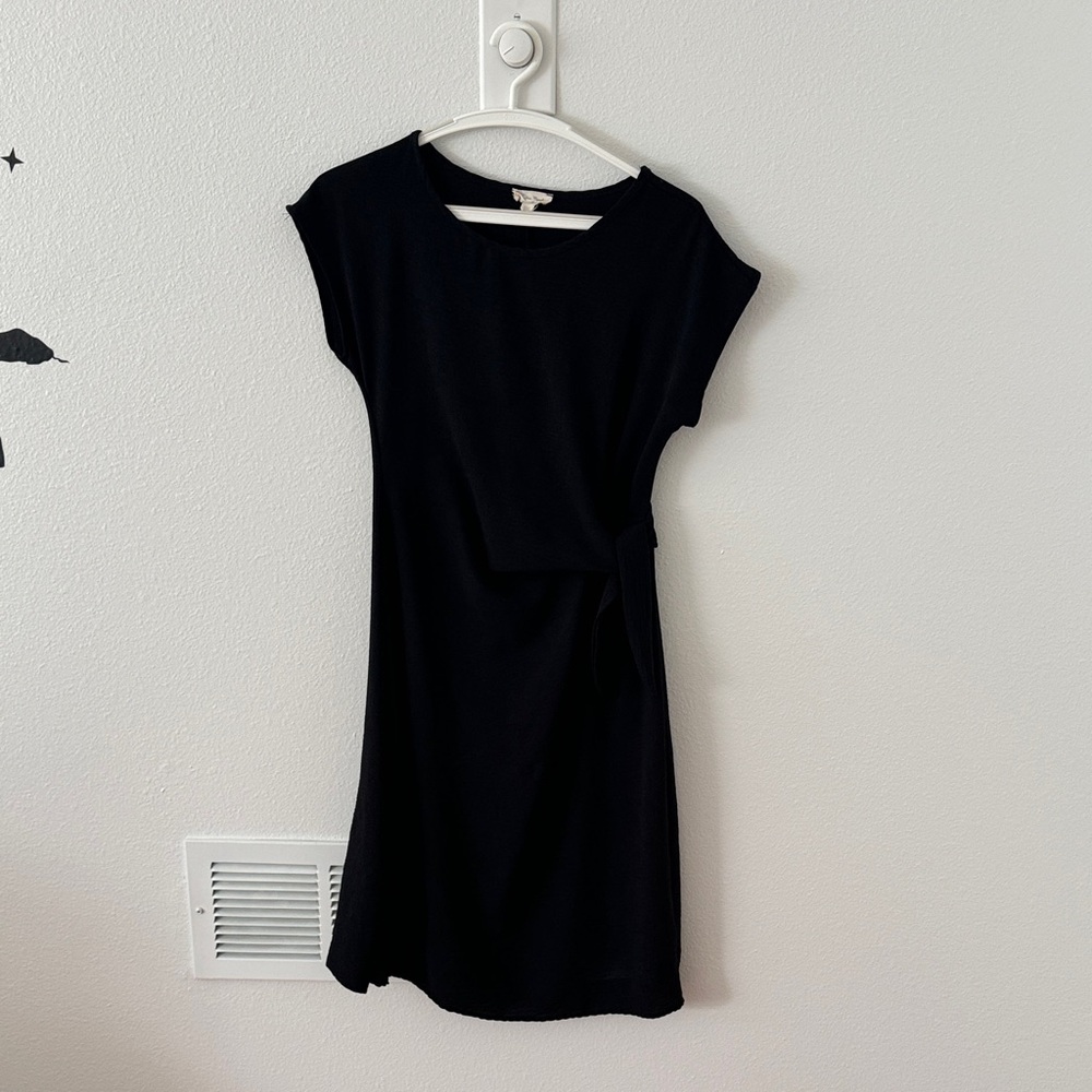 See You Monday Black Mini Dress